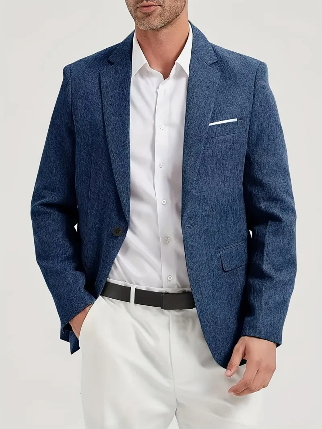 Men'S Formal Wear Attire - Mens Suit Jacket Single Breasted Casual