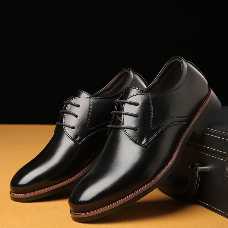 Men Formal Wear Wedding - Mens Business Formal Casual Leather Shoes