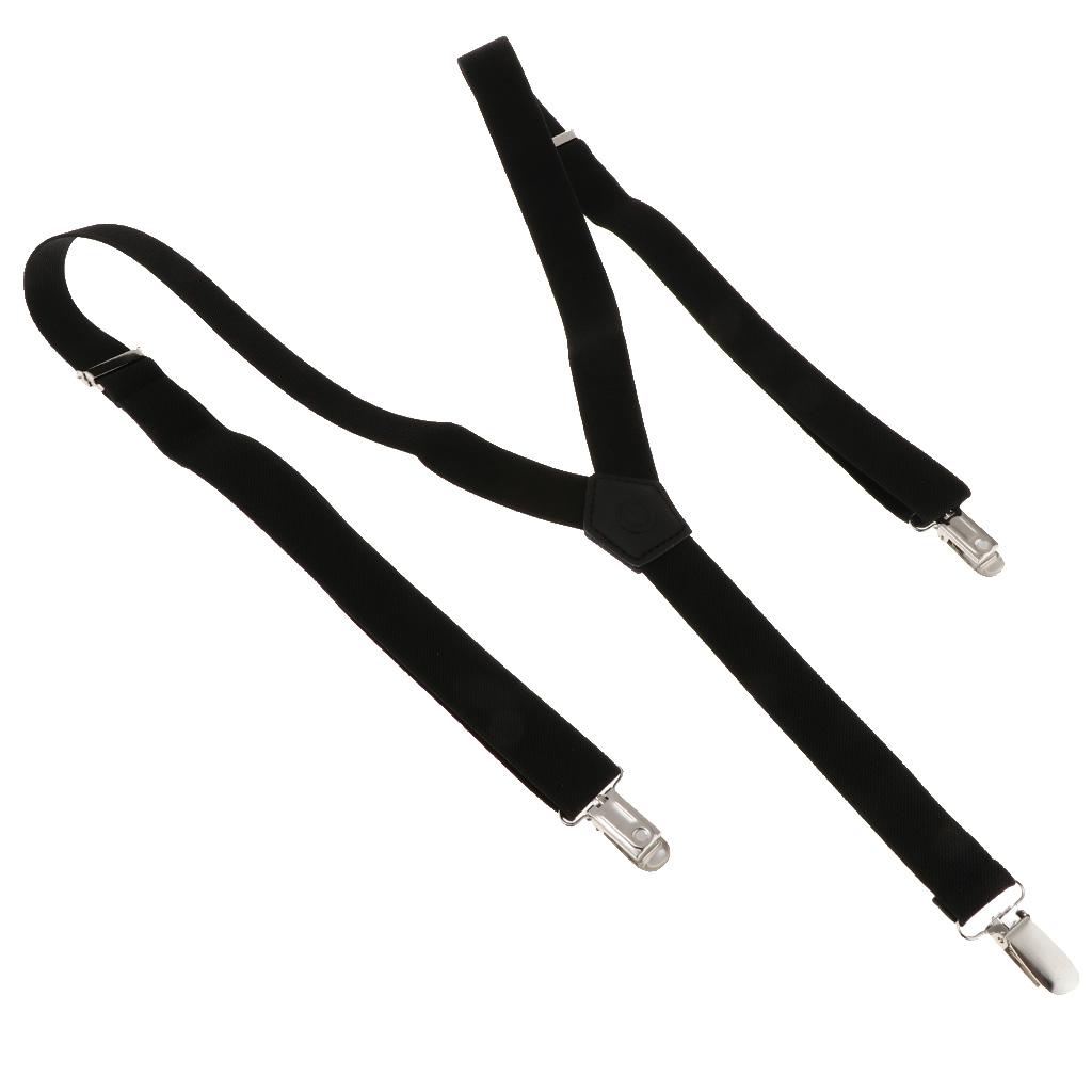 Men'S Formal Wear With Suspenders - Men’s Suspenders Suit Formal Elastic Adjustable
