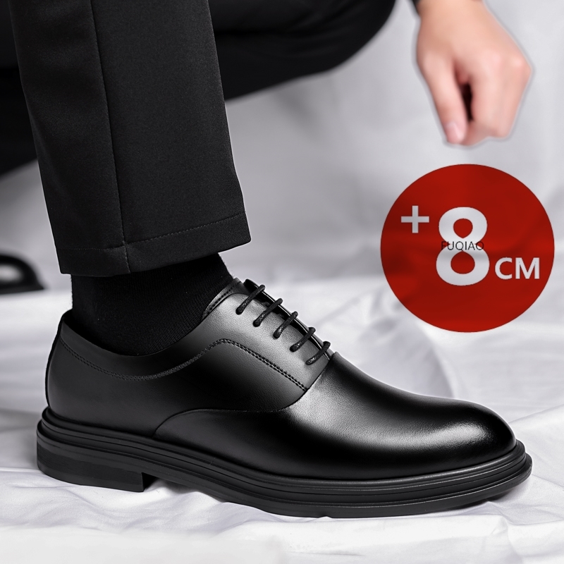 Men 6CM 8CM Height Increasing  - Men'S Formal Wear Slippers 评论和价格