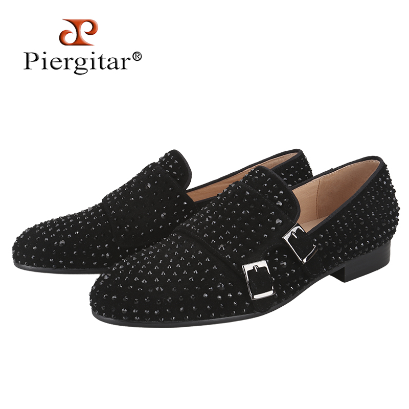 Piergitar New Black Suede Men  - Men'S Formal Wear 评论和价格