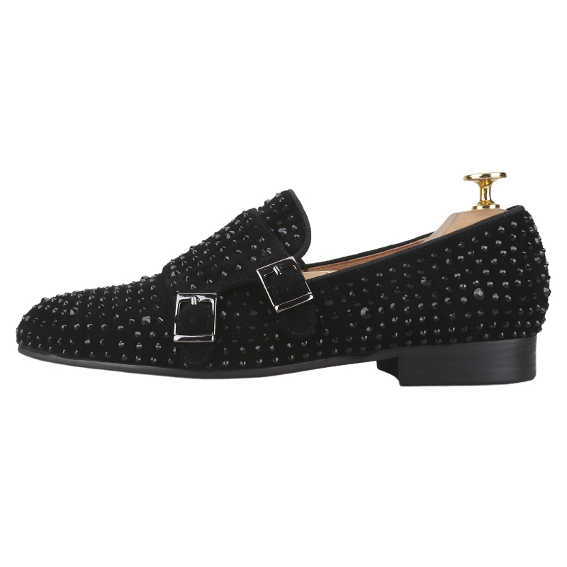 Piergitar New Black Suede Men  - Men'S Formal Wear 评论和价格