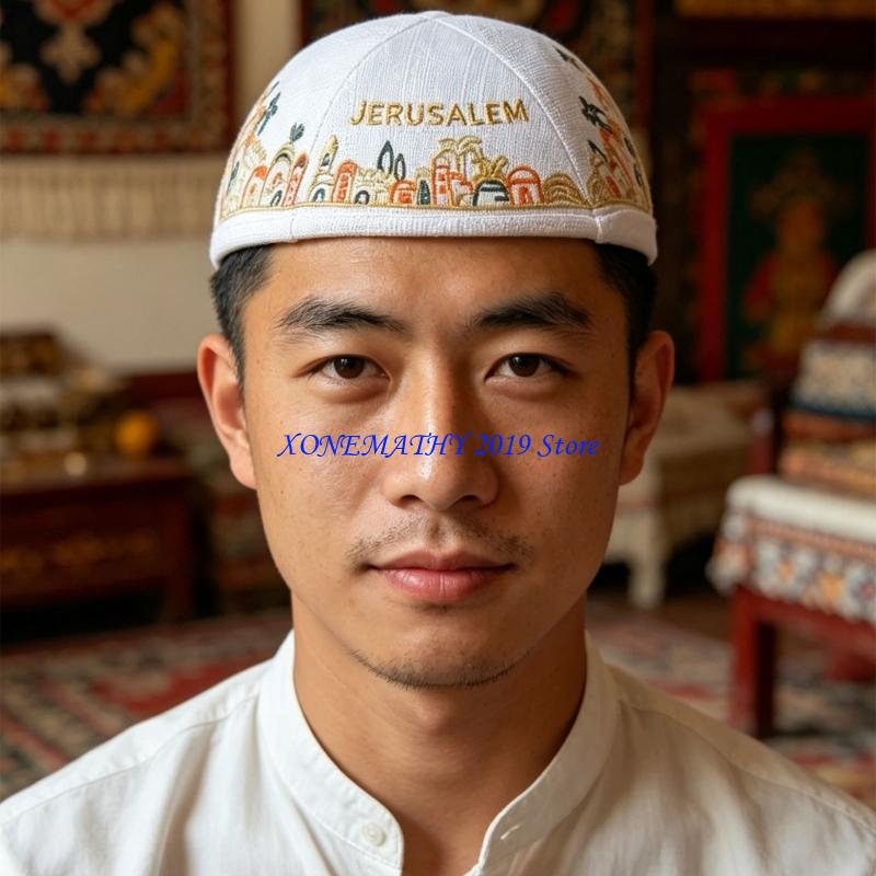 F42F Multiuse Cotton Yarmulke  - Men'S Formal Ethnic Wear 评论和价格