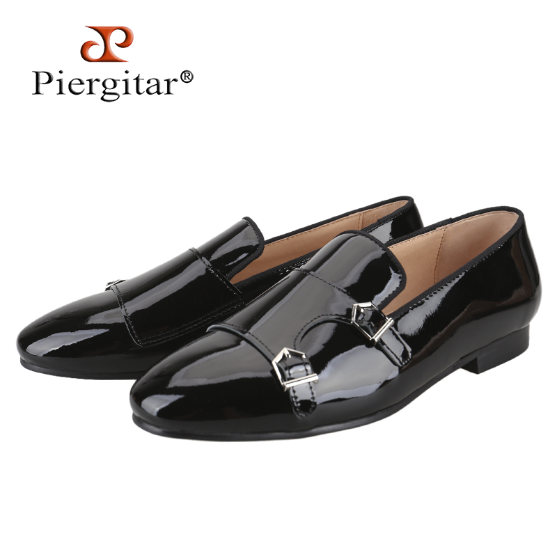 Piergitar New Black Color Pate - Men'S Formal Wear 评论和价格