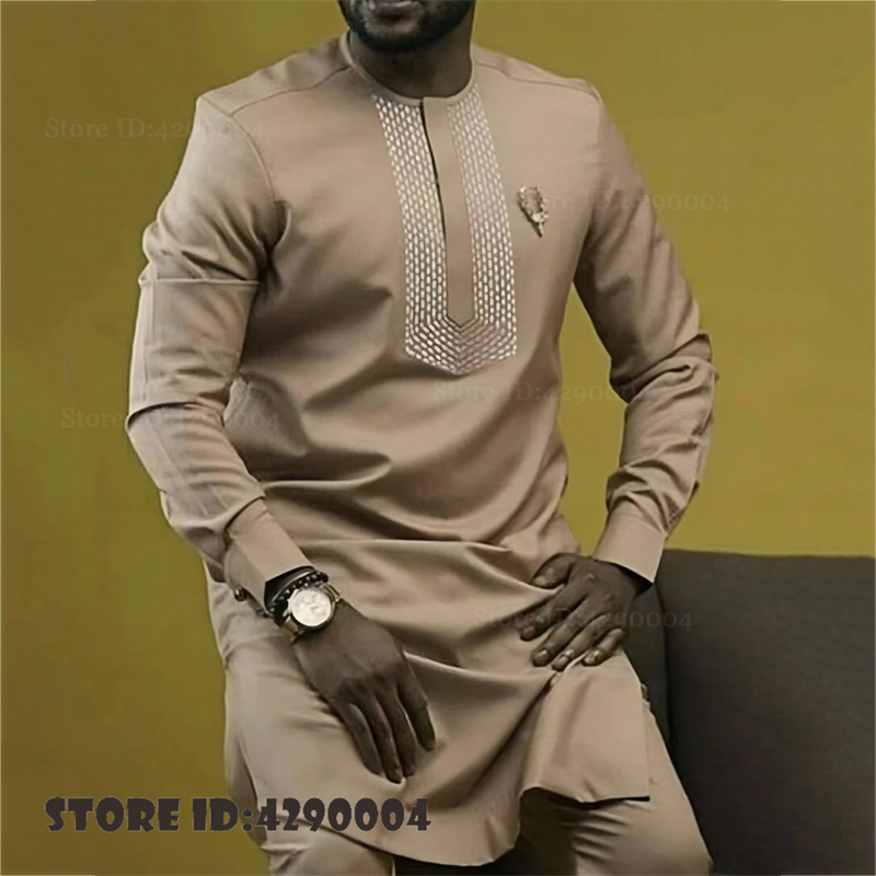 African Traditional Dress Men' - Men'S Formal Ethnic Wear 评论和价格