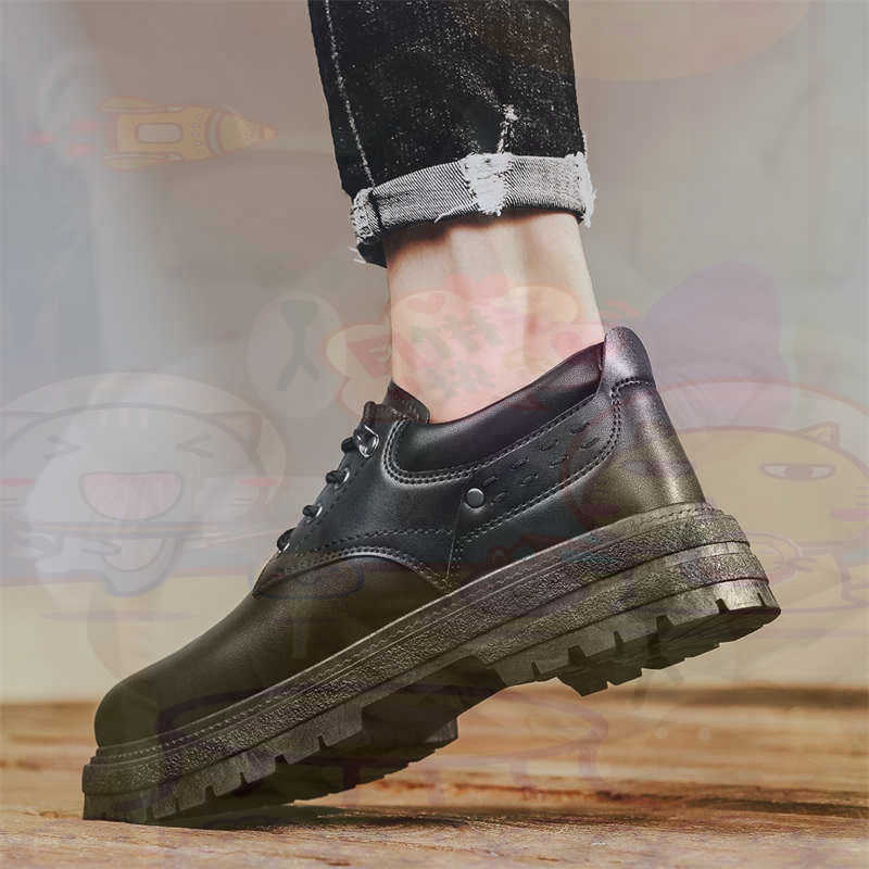 Dark Natural Leather Fashion T - Men'S Formal Wear Slippers 评论和价格