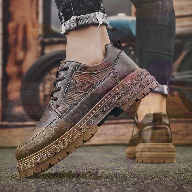 Dark Natural Leather Fashion T - Men'S Formal Wear Slippers 评论和价格