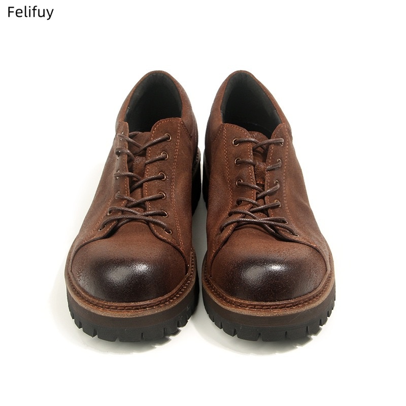 Retro Cowhide Mens Casual Busi - Men'S Formal Wear 评论和价格