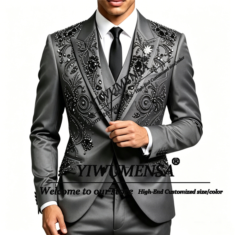 Luxury Wedding Suits Form Men  - Men'S Formal Wear Attire 评论和价格