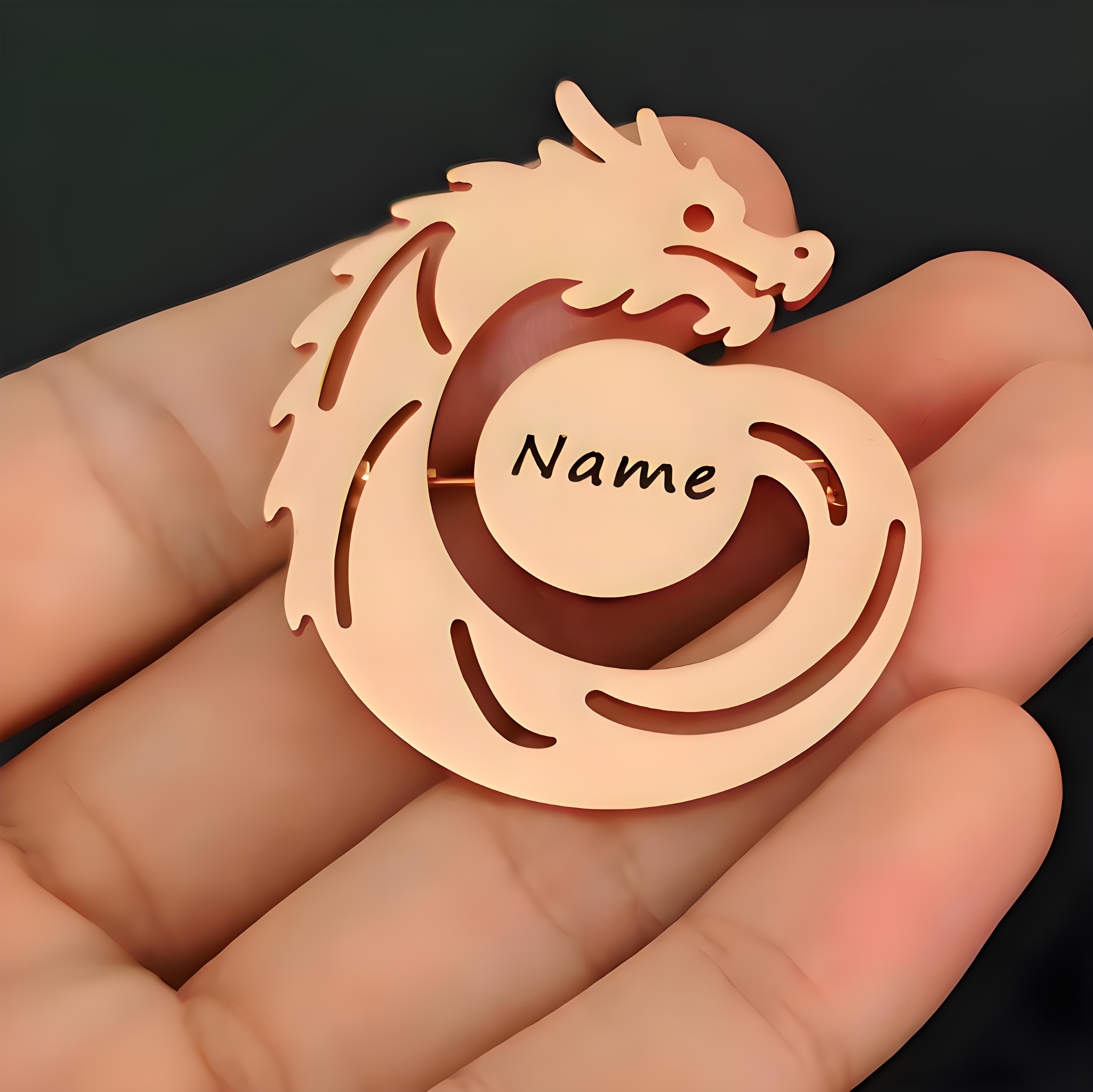 Custom Name Dragon Brooch, Per - Men'S Formal Ethnic Wear 评论和价格