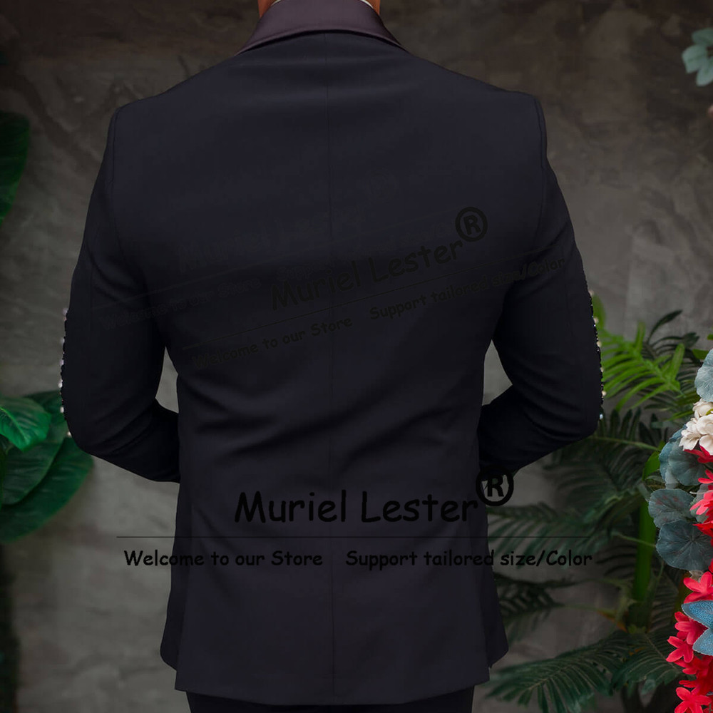 Sparkly Crystals Beaded Suits  - Men'S Formal Wear Attire 评论和价格