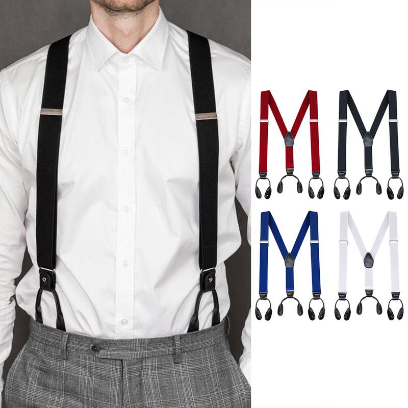 Adult Men Suspender Heavy Duty - Men'S Formal Wear With Suspenders 评论和价格