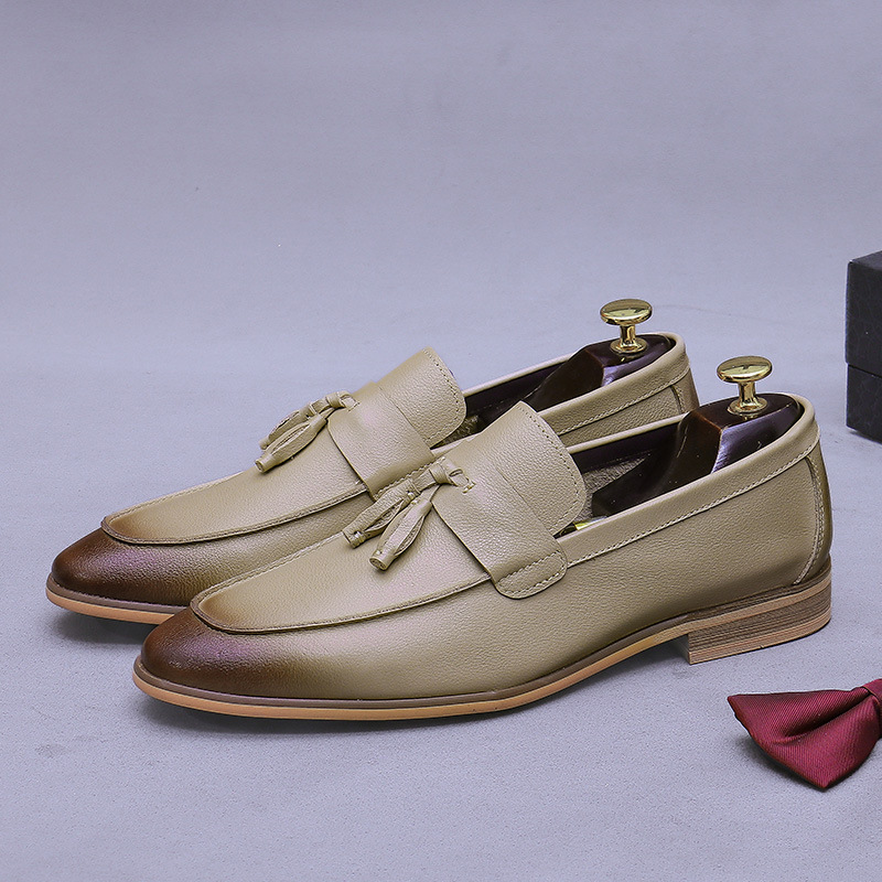 Men Tassel Genuine Leather Loa - Men'S Formal Wear 评论和价格
